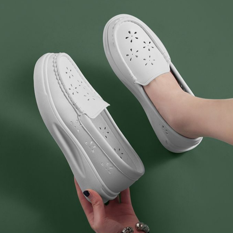 Women'S Shoes For Standing All Day - Damskie buty pielęgniarskie z grubą podeszwą,