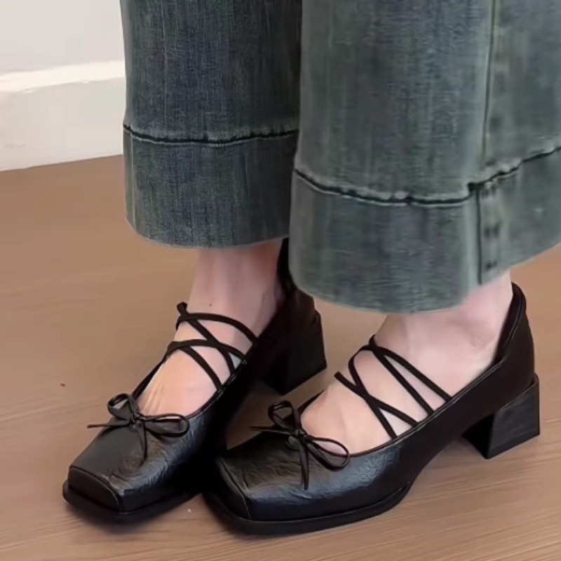 Women'S Shoes Size 12 - Pojedyncze buty Modne Nowe Kwadratowe Noski