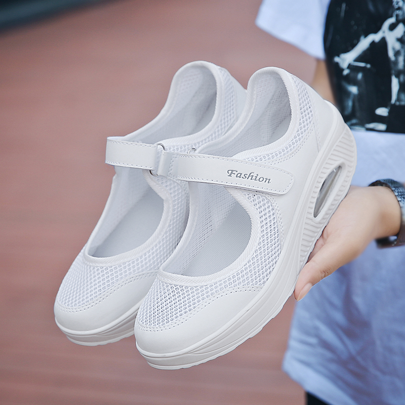 Women'S Shoes For Standing All Day - Damskie oddychające buty pielęgniarskie z siateczki,