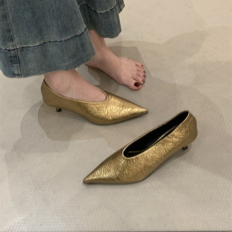 Slingback Pumps Women - Jesień 2025 Nowe Eleganckie Półbuty Damskie