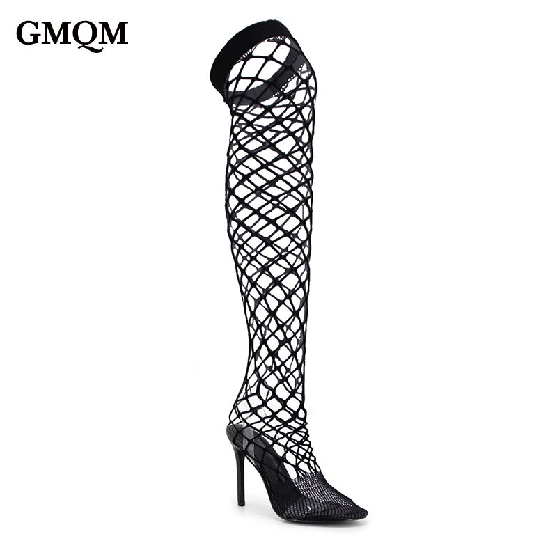Platform Mule Heel - GMQM 2025 Modne Szpilki Damskie Sandały