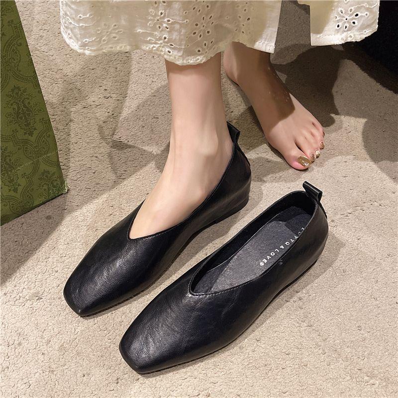 Slingback Pumps Women - Eleganckie damskie mokasyny ze skóry naturalnej,