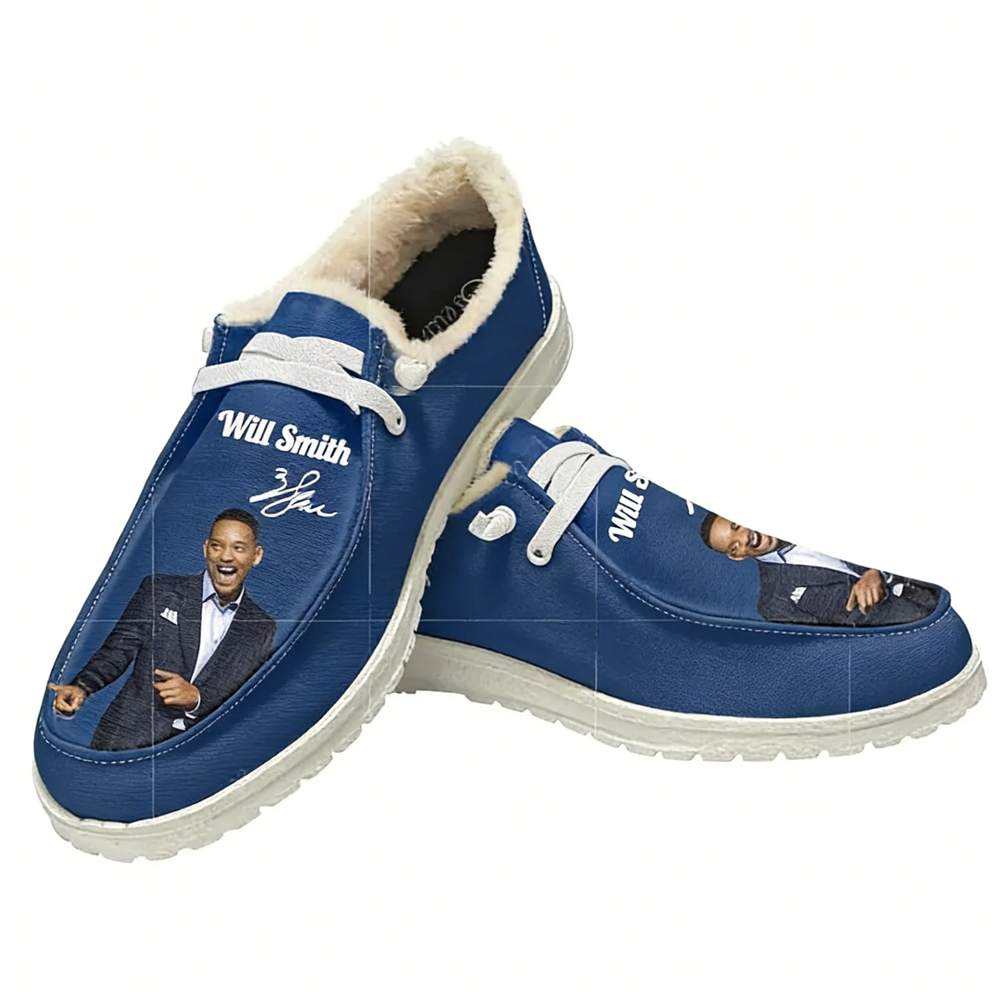 Oxford Lace Up Women - Buty casualowe z pluszem Will Smith,