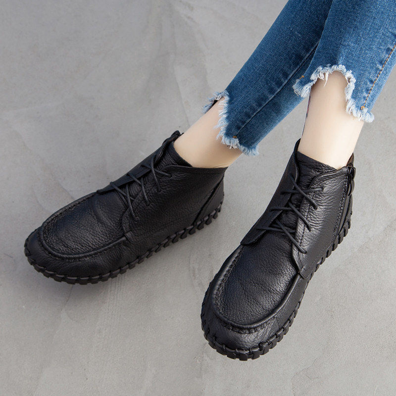 Prawdziwe skórzane buty damski – Oxford Lace Up Women recenzja i cena