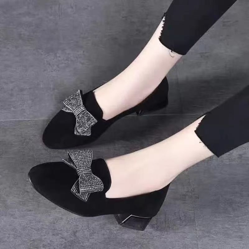 Czarne modne damskie mokasyny  – Women Shoes Black recenzja i cena