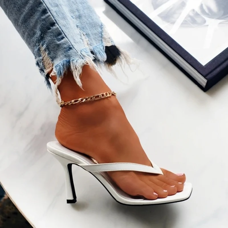 Stylowe damskie klapki na obca – Women Shoes Black recenzja i cena