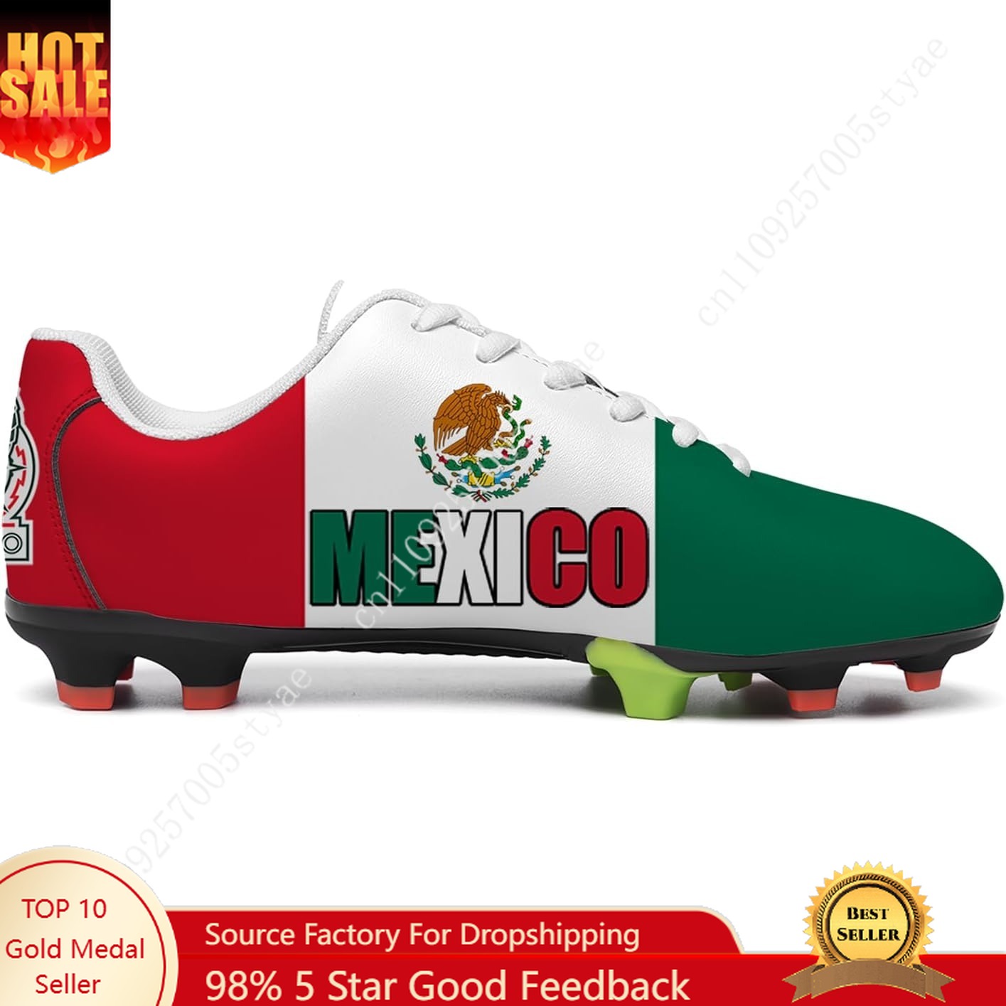 Flaga Meksyku Meksykańskie but – Oxford Lace Up Women recenzja i cena
