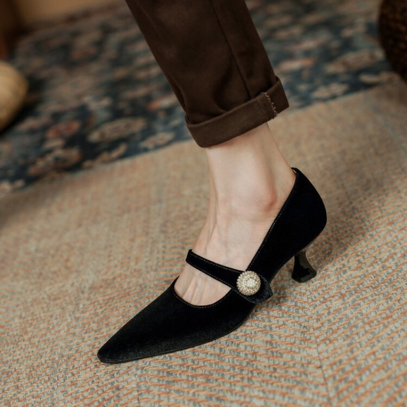 Czerwone szpilki Mary Jane z o – Slingback Pumps Women recenzja i cena