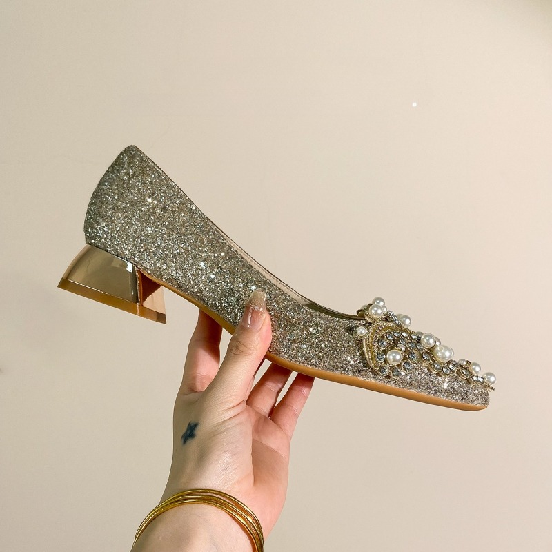 Eleganckie czółenka na słupku  – Slingback Pumps Women recenzja i cena
