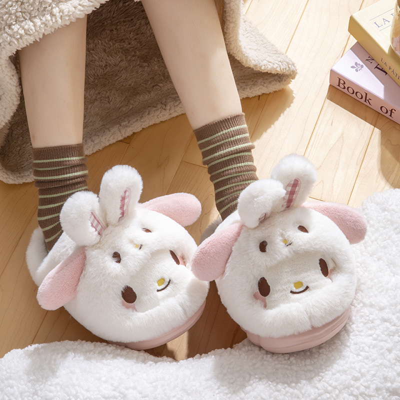 Kreskówkowe pluszowe kapcie da – Women Shoes Winter recenzja i cena