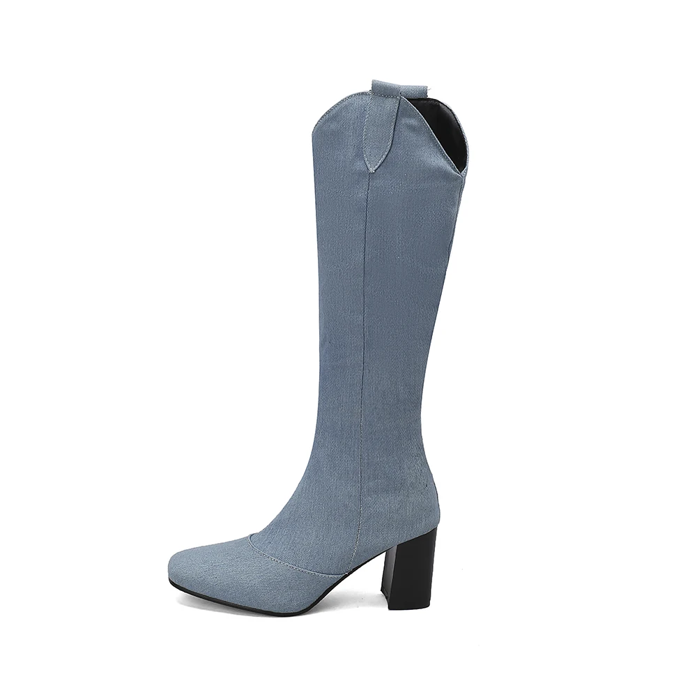 Nowe Zimowe Czarne Niebieskie  – Women'S Shoes Size 12 recenzja i cena