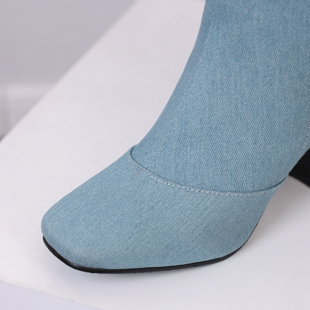 Nowe Zimowe Czarne Niebieskie  – Women'S Shoes Size 12 recenzja i cena