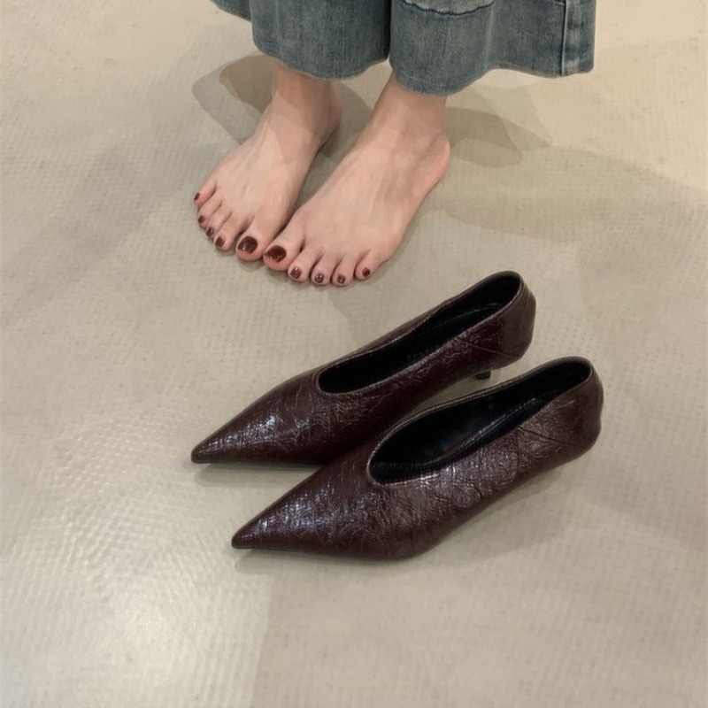Jesień 2025 Nowe Eleganckie Pó – Slingback Pumps Women recenzja i cena