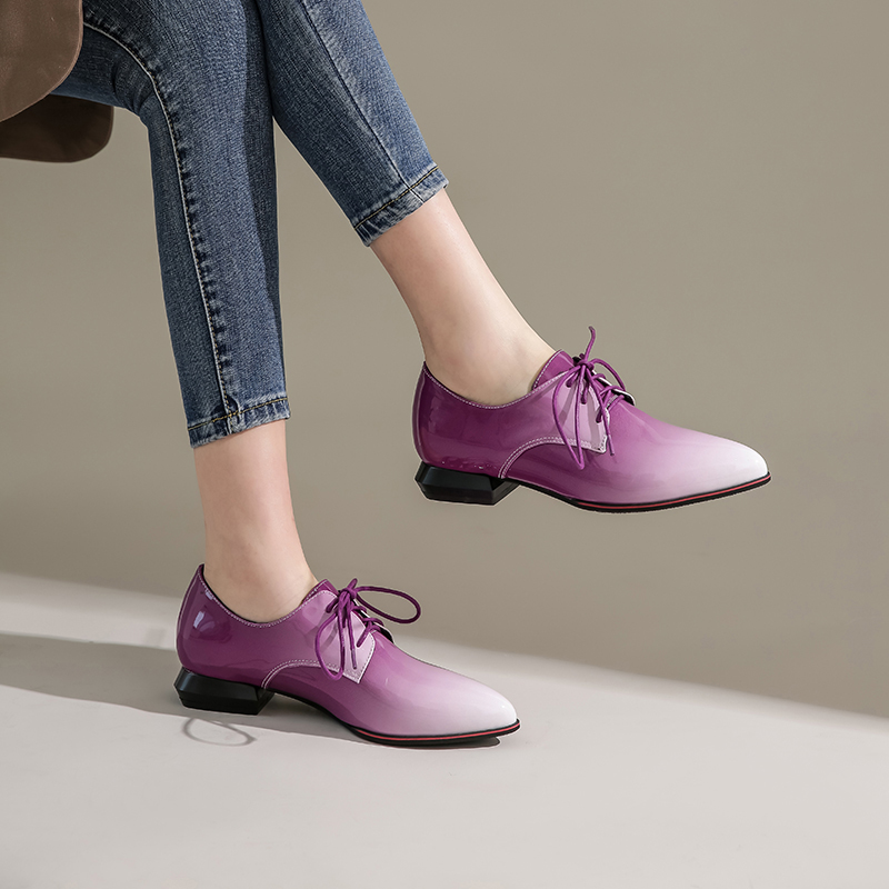 Brytyjskie damskie oksfordzie  – Oxford Lace Up Women recenzja i cena