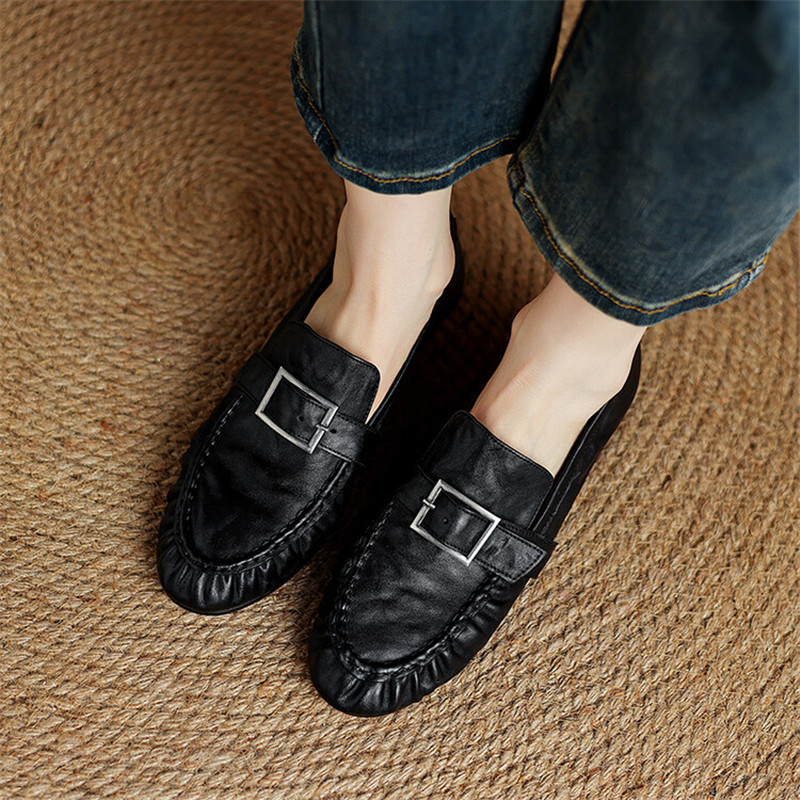 New Autumn Genuine Leather Wom – Slingback Pumps Women recenzja i cena