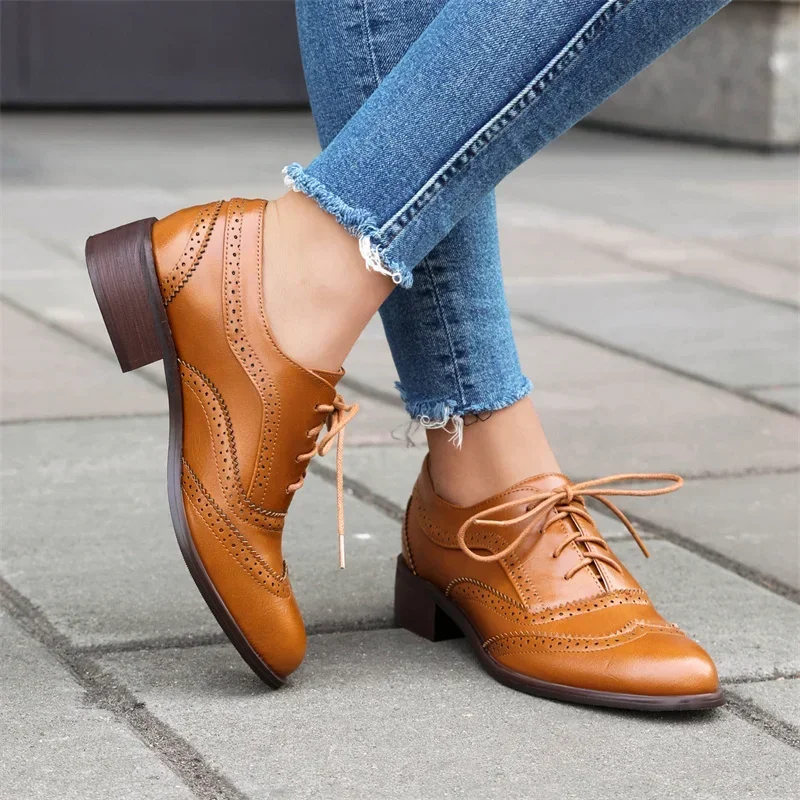 Brytyjskie baleriny damskie ok – Oxford Lace Up Women recenzja i cena