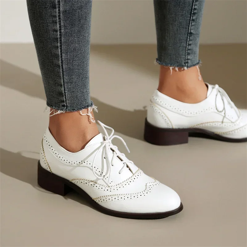 Brytyjskie baleriny damskie ok – Oxford Lace Up Women recenzja i cena
