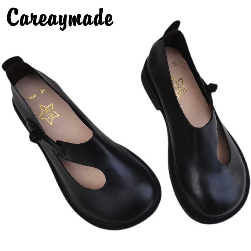 Careaymade-oryginalne skórzane – Women Shoes Black recenzja i cena