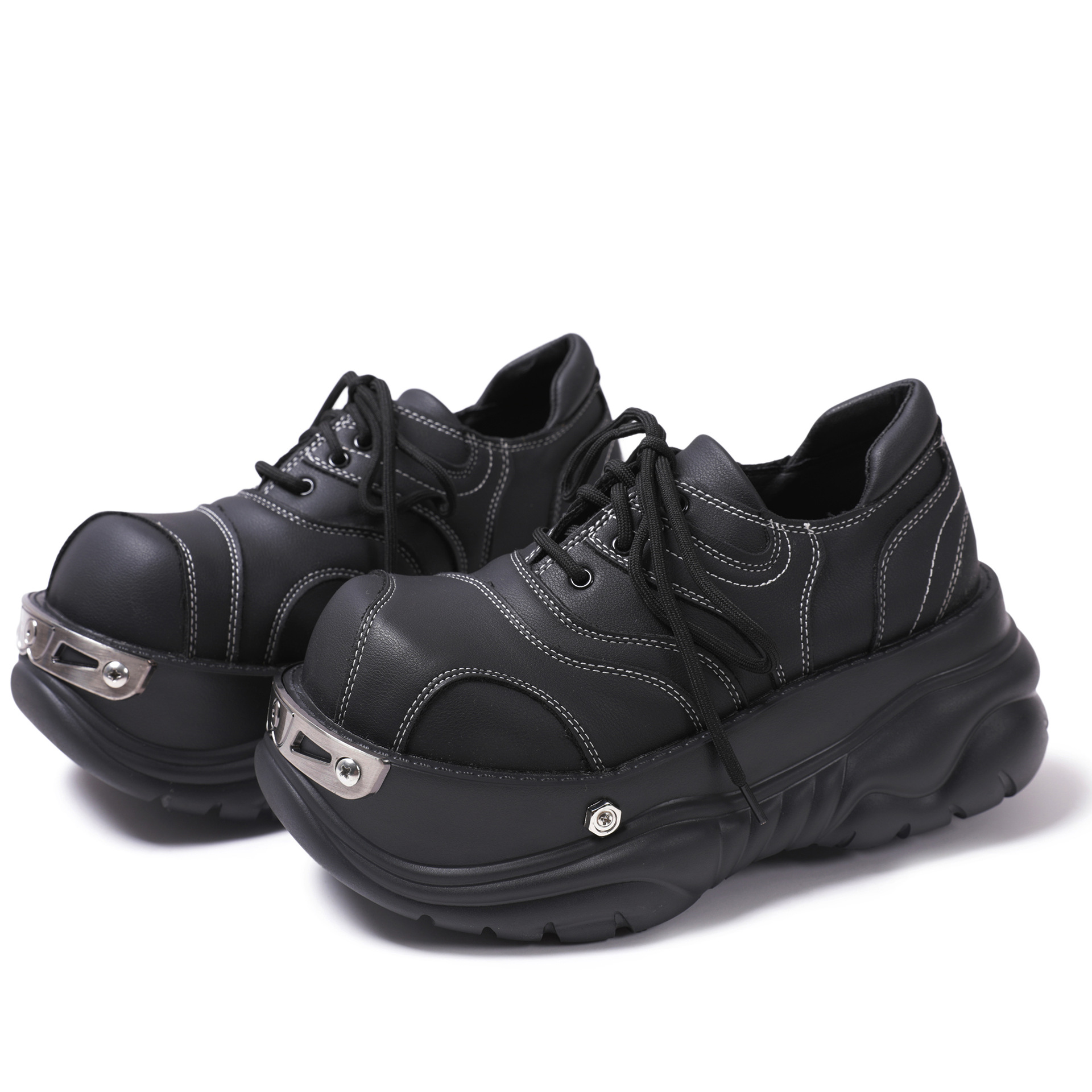 Damskie skórzane buty na platf – Oxford Lace Up Women recenzja i cena