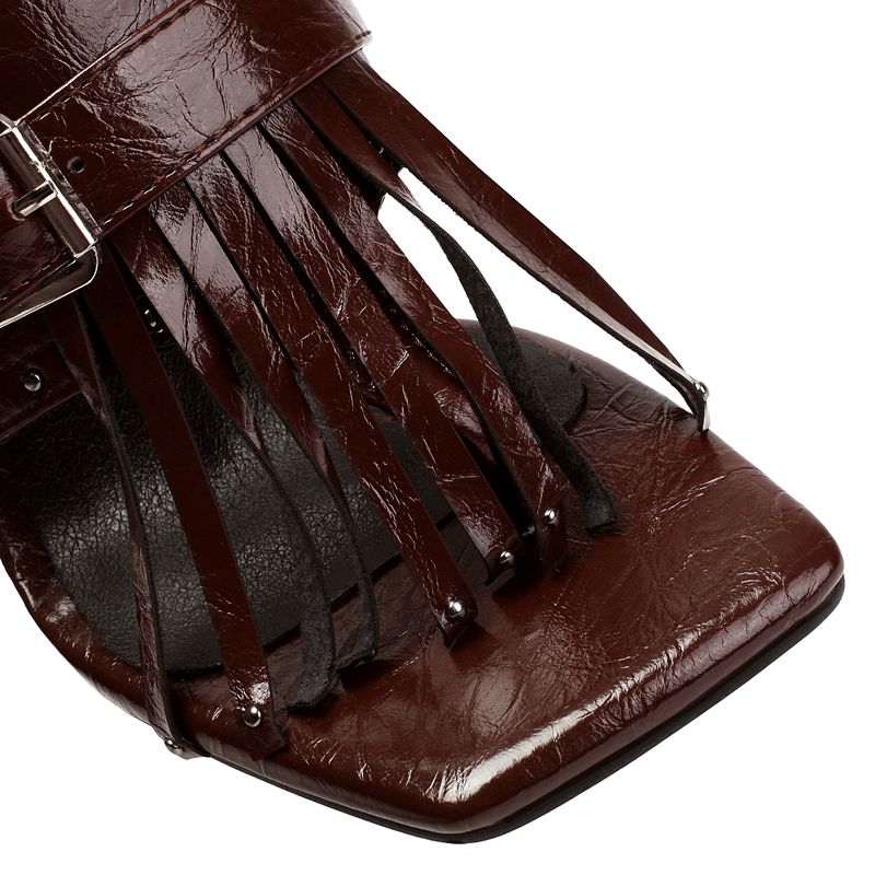 Żółte sandały damskie REAVE CA – Platform Mule Heel recenzja i cena