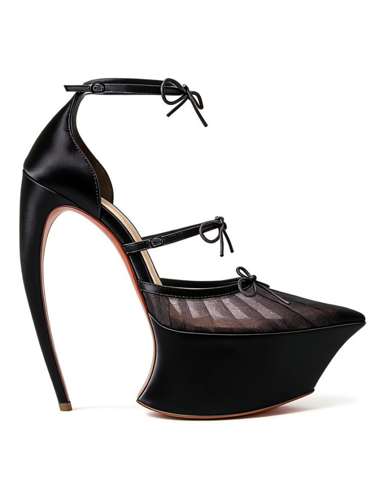 Damskie szpilki na wiosnę/lato – Platform Mule Heel recenzja i cena