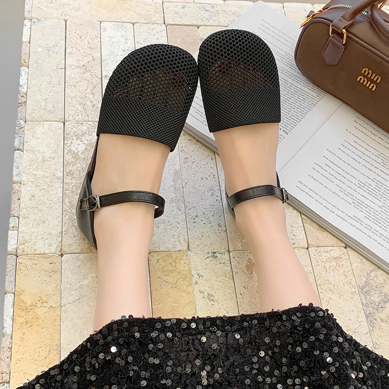Sandały damskie z siateczki na – Women Shoes Black recenzja i cena
