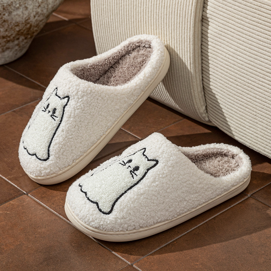 Urocze kapcie damskie z haftem – Women Shoes Winter recenzja i cena