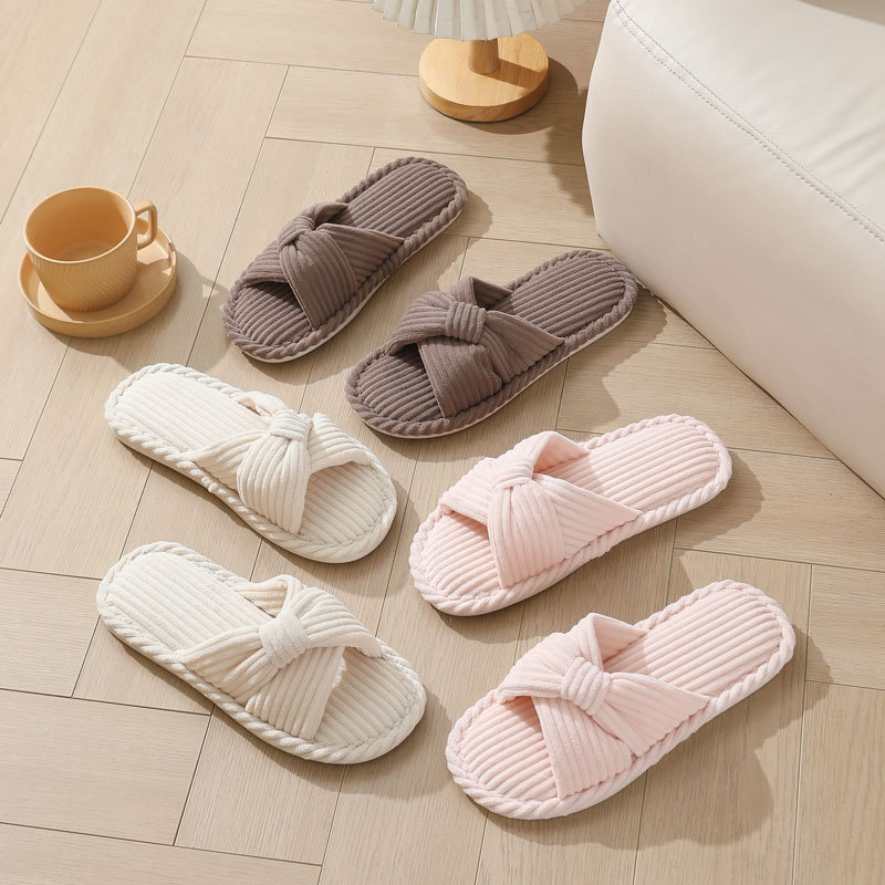 Damskie kapcie domowe z sztruk – Women Shoes Winter recenzja i cena
