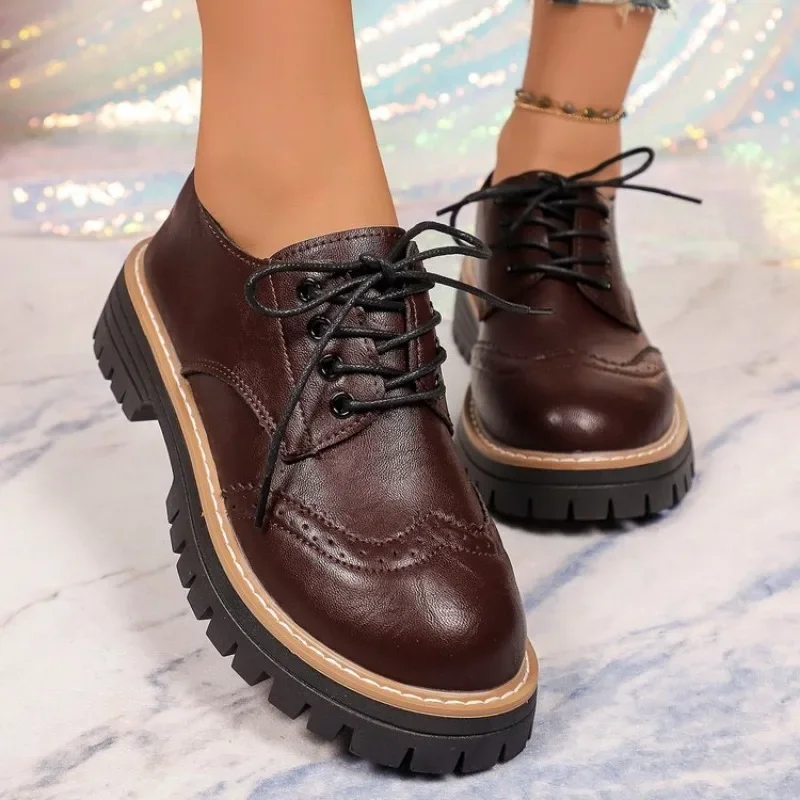 Damskie klasyczne oksfordki na – Oxford Lace Up Women recenzja i cena