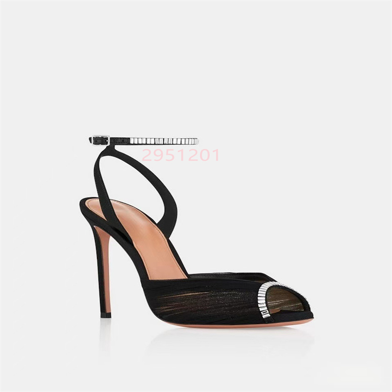 Kryształowe sandały damskie z  – Women'S Shoes Peep Toe recenzja i cena