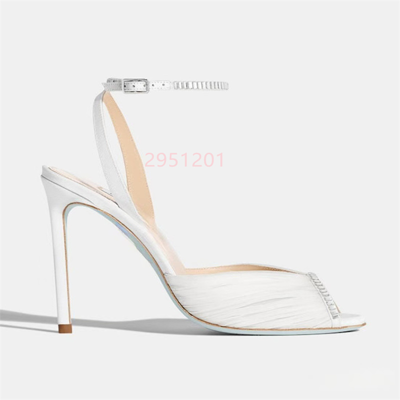 Kryształowe sandały damskie z  – Women'S Shoes Peep Toe recenzja i cena