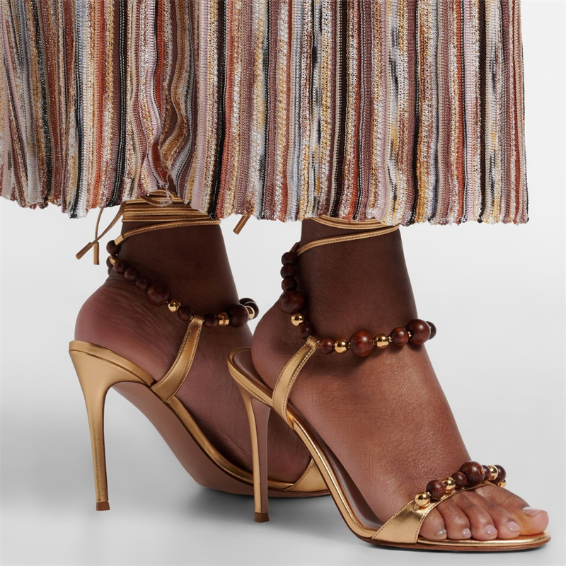 Retro luksusowe brązowe skórza – Platform Mule Heel recenzja i cena